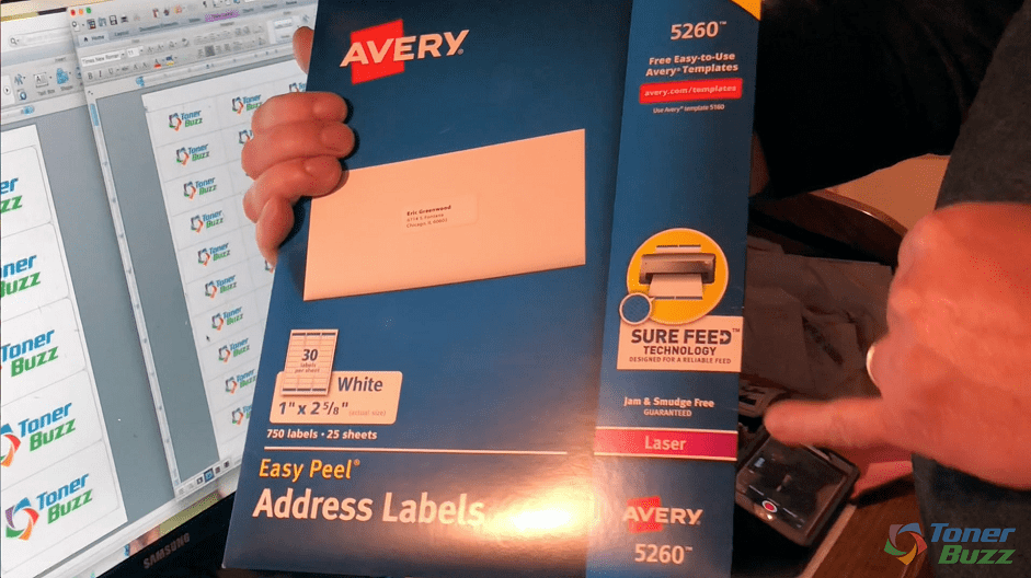 Avery Ultra Grip Address Labels Kit For Jam Free Printing All printers S1510 