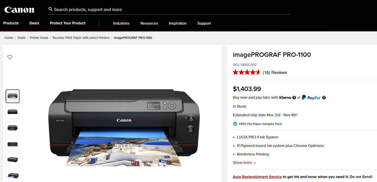 Canon imagePROGRAF PRO-1100