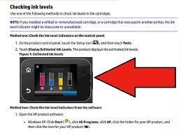 How to check printer ink levels on Dell