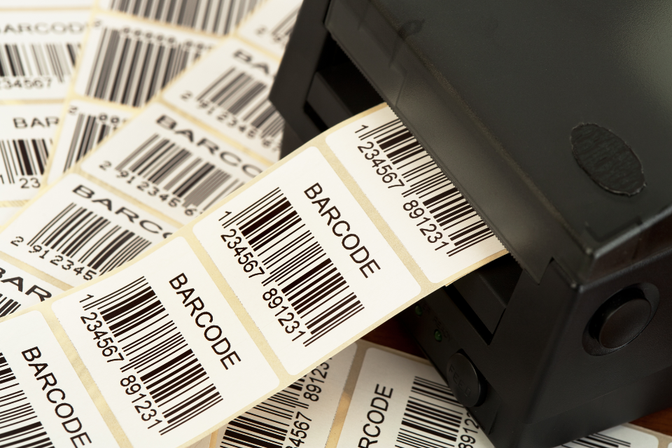 Fresh Printed Barcode Labels