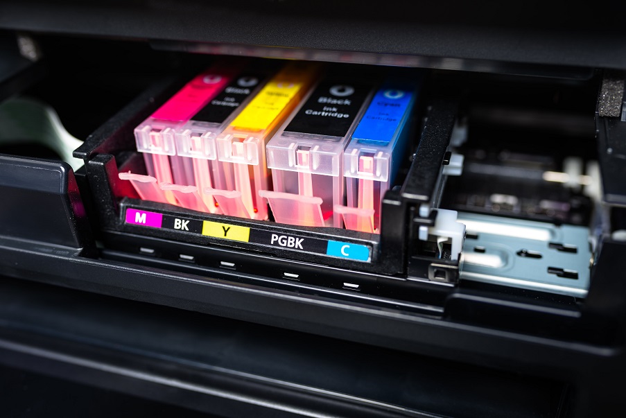 Printer Cartridges Filled With Liquid