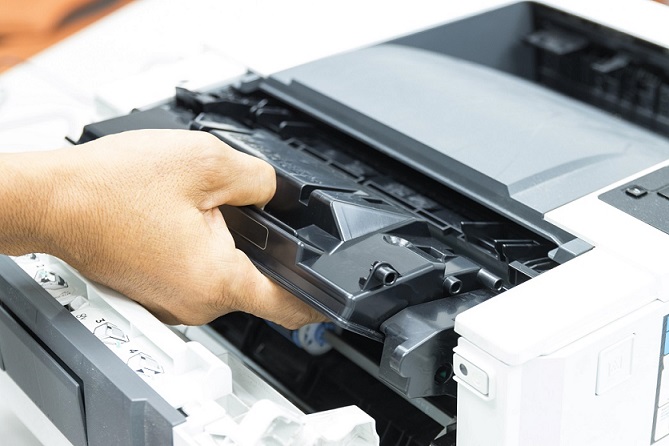 Removing Cartridge From Printer