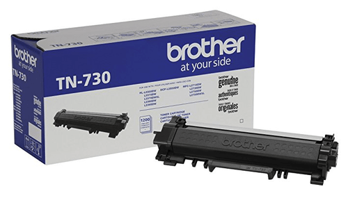 Brother TN-730 Standard Yield Toner and Package
